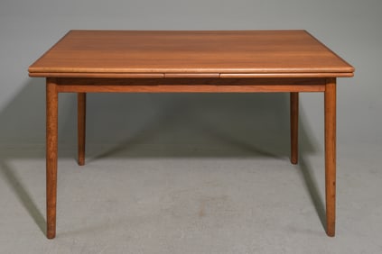Mid Century Modern Draw Leaf Dining Table