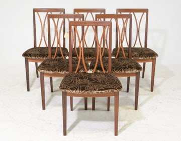 Mid Century Modern Set of 6 Gplan Dining Chairs