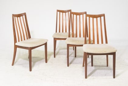 4 High Back Mid Century Dining Chairs - G-Plan Fresco