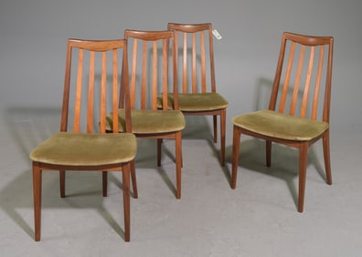 4 High Back Mid Century Dining Chairs - G-Plan Fresco