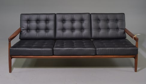 Scandinavian Mid Century Modern Three Seater Sofa