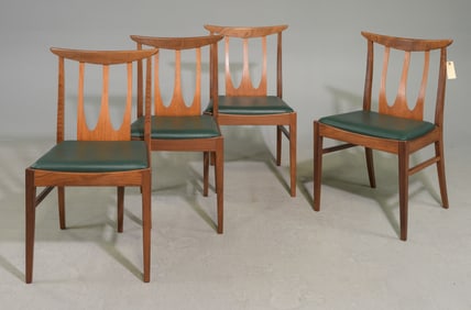 4 Mid Century Modern Dining Chairs - Brasilia