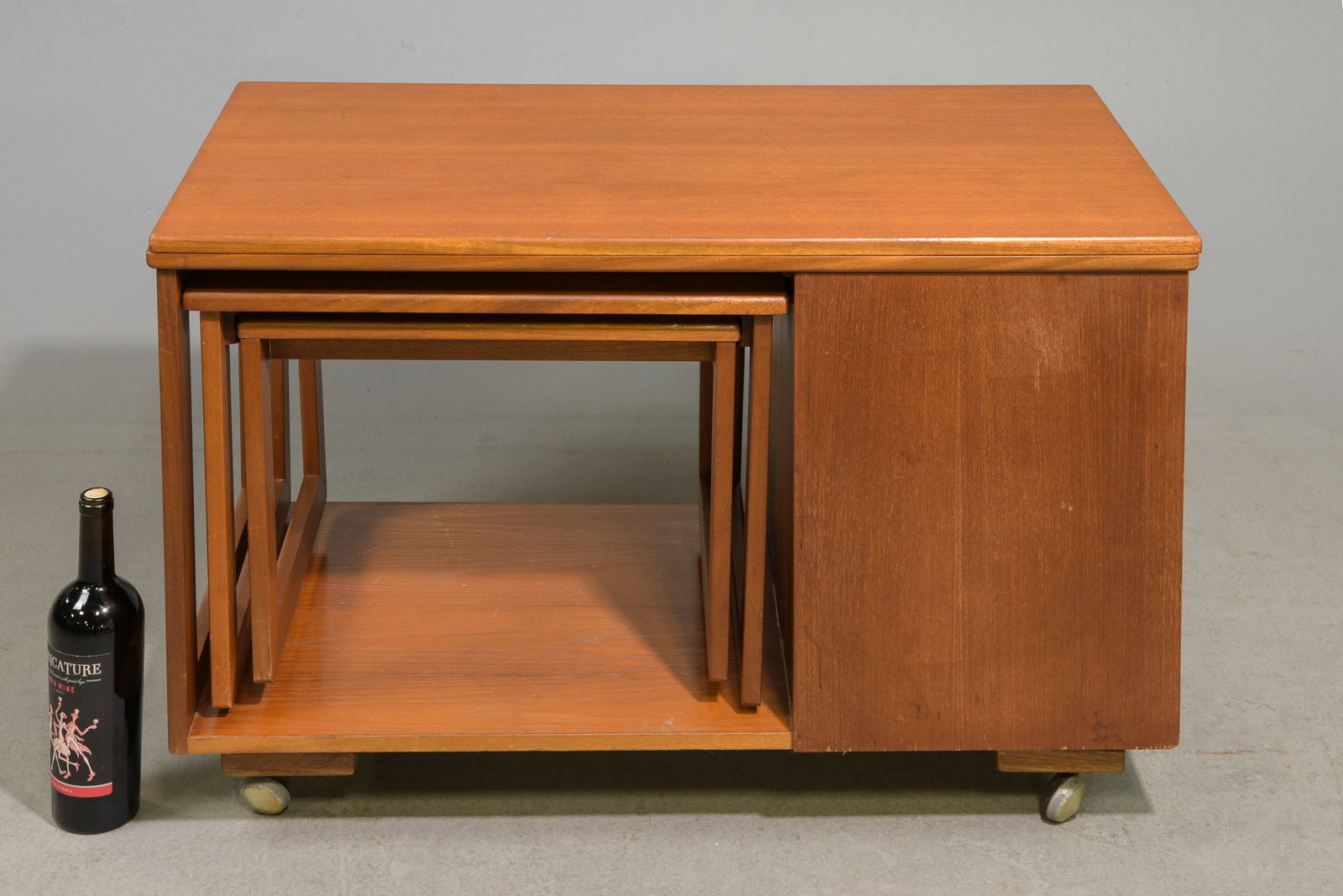 Mid Century Flip Top Nest / Cart - McIntosh (1 of 7)