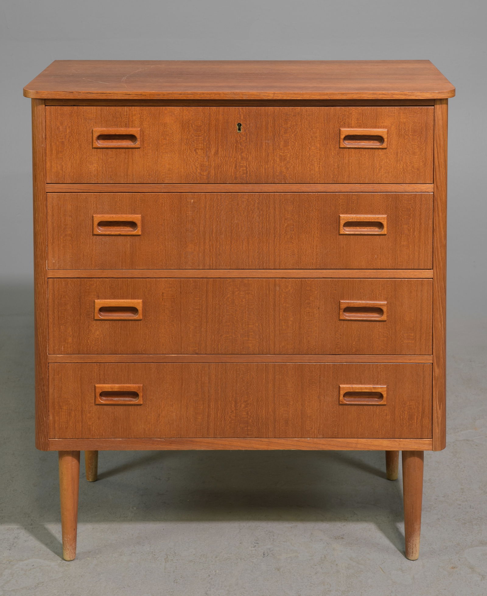 Scandinavian Mid Century Modern 4 Drawer Chest (1 of 5)