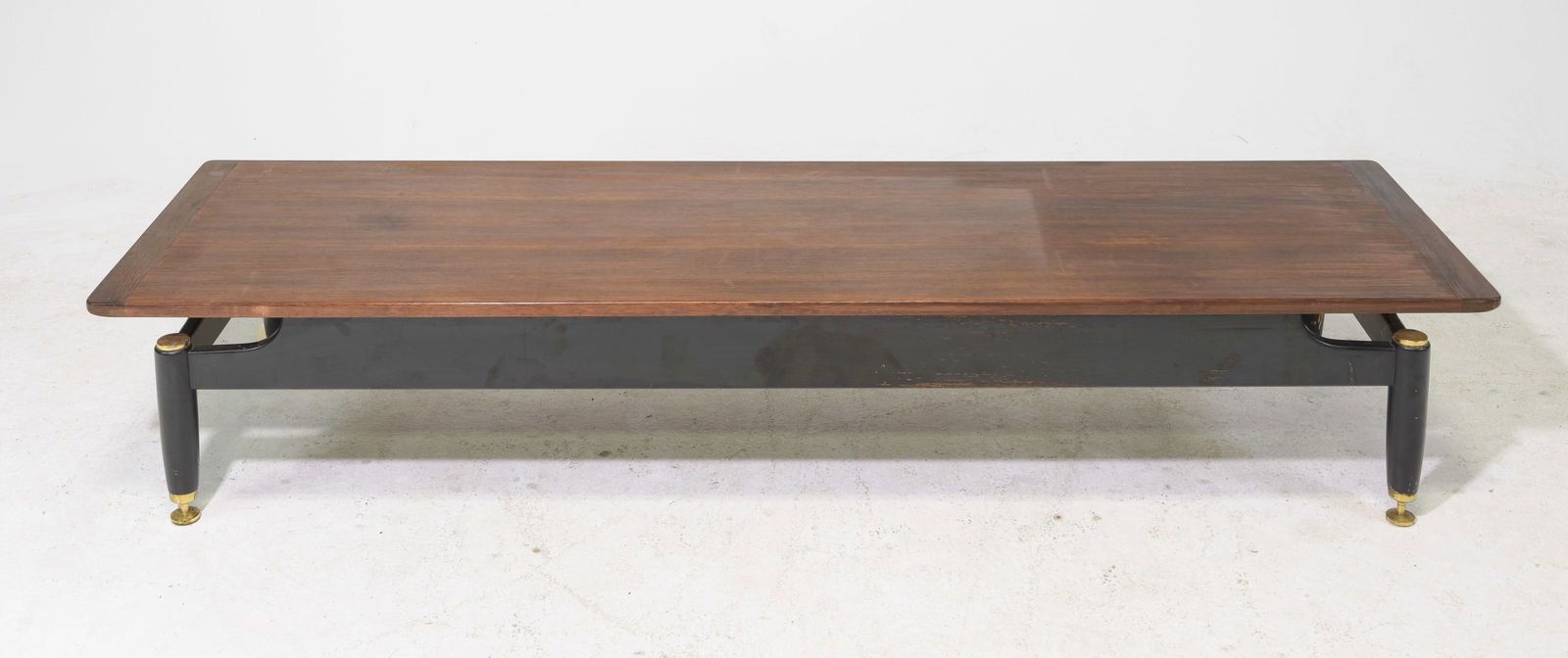 Mid Century Modern Black & Tola Coffee Table (1 of 3)