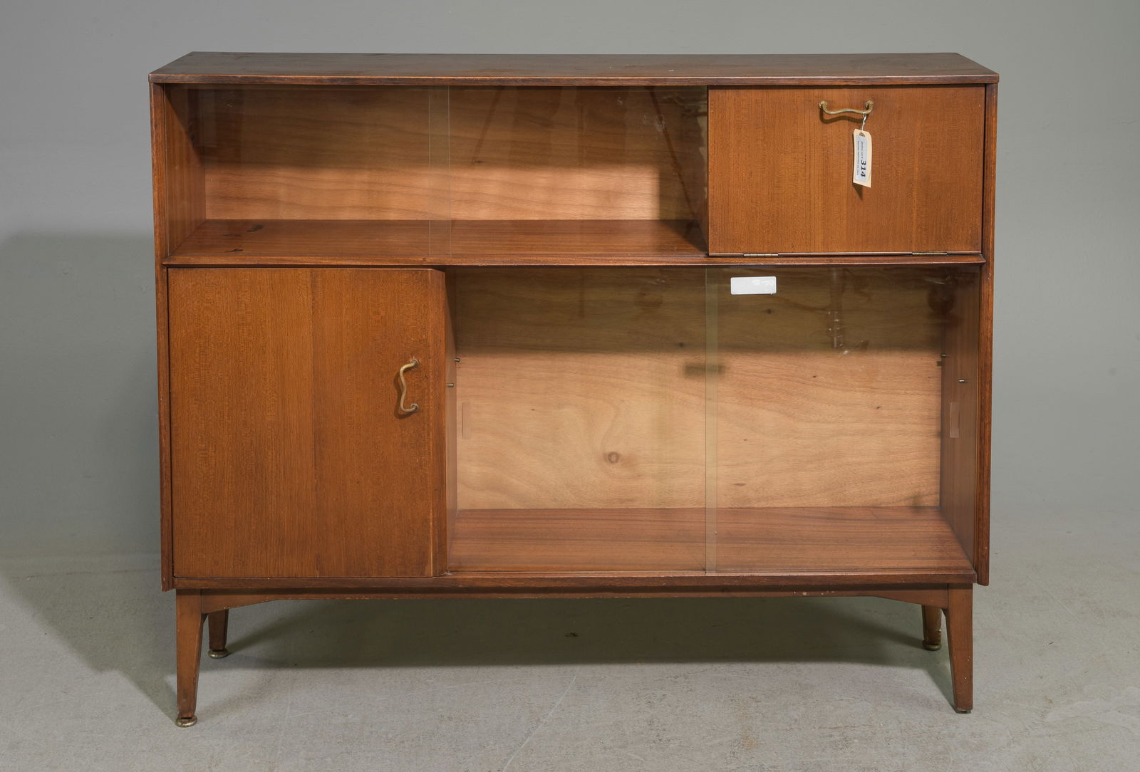 Mid Century Modern Bookcase / Cabinet - Nathan (1 of 3)