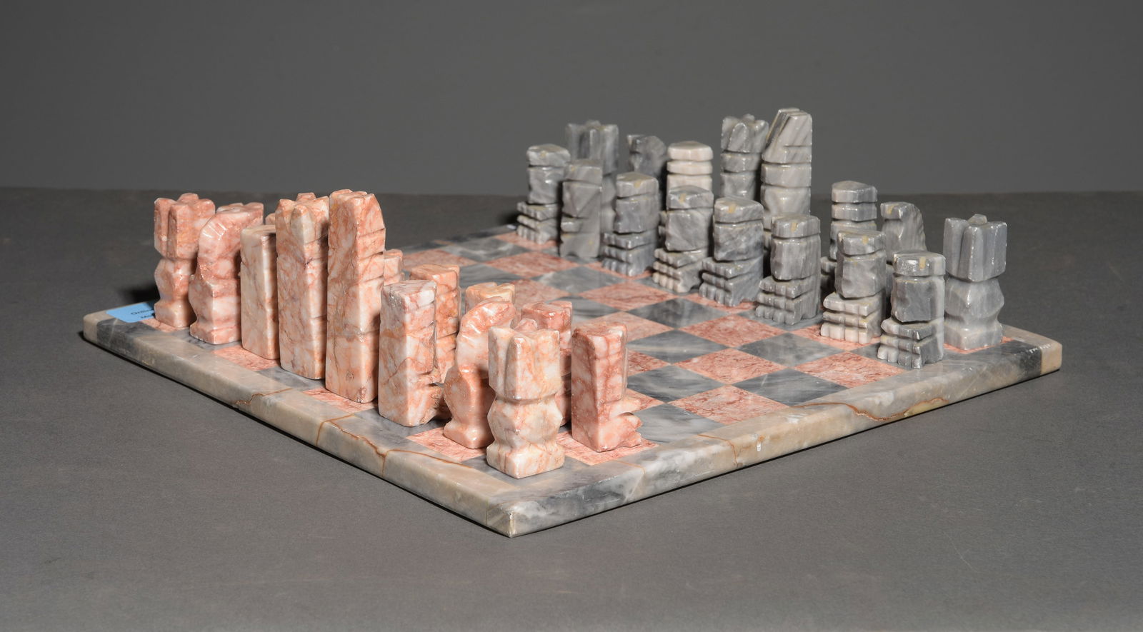 Hand Carved Marble Chess Board Set (1 of 3)