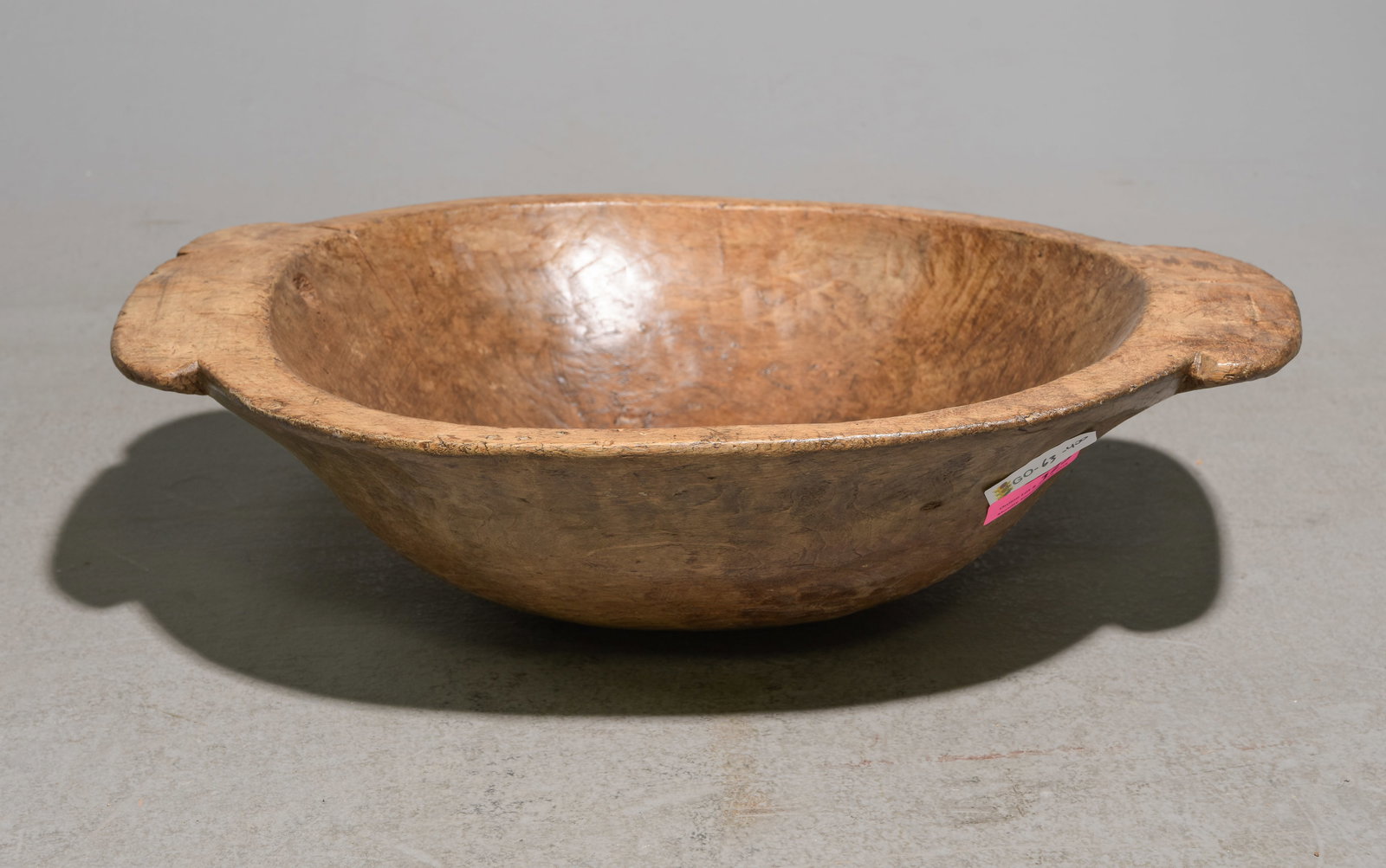 European Waxed "Round" Dough Bowl #2 (1 of 3)