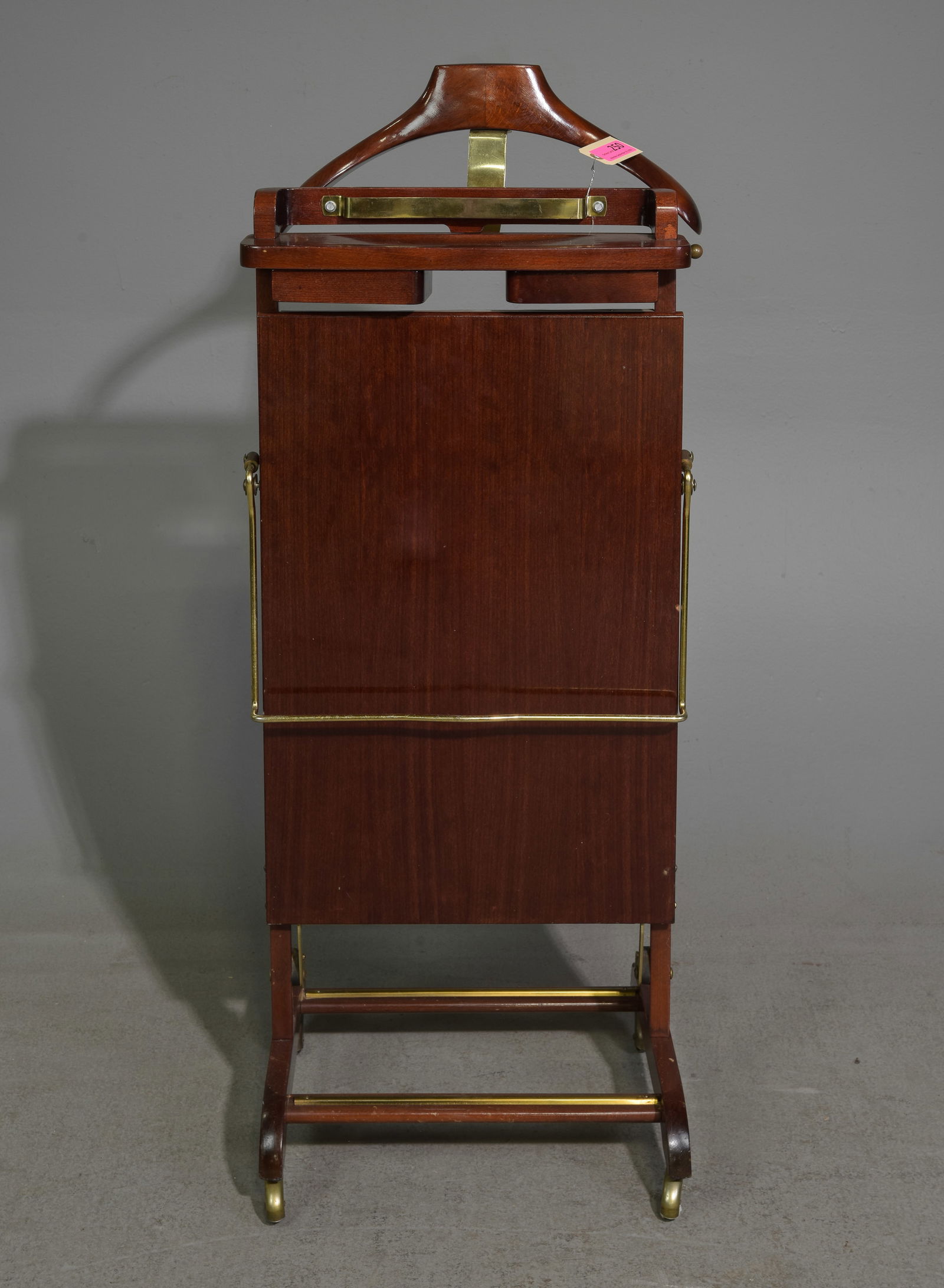 French Mahogany Gentlemans Valet: French Mahogany Gentlemans Valet - 44 in tall x 18 x 14
