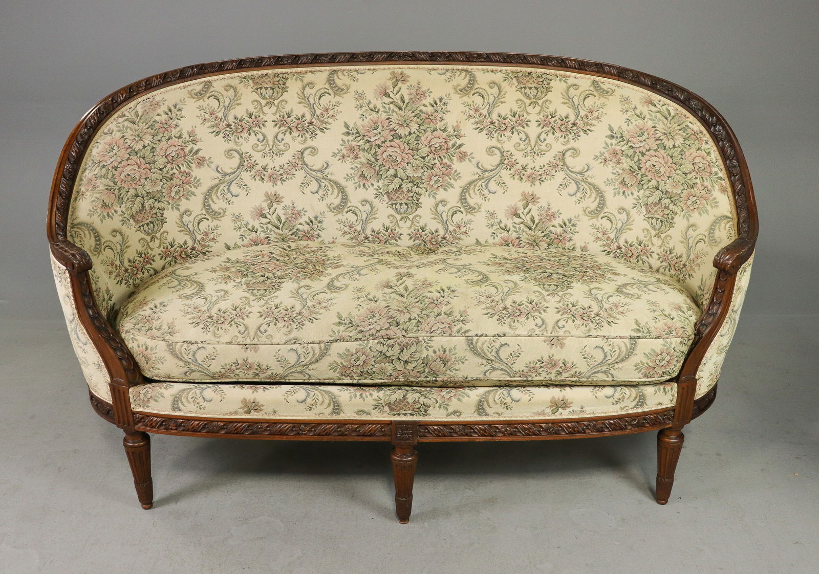 Louis XVI Style Upholstered Sofa (1 of 12)