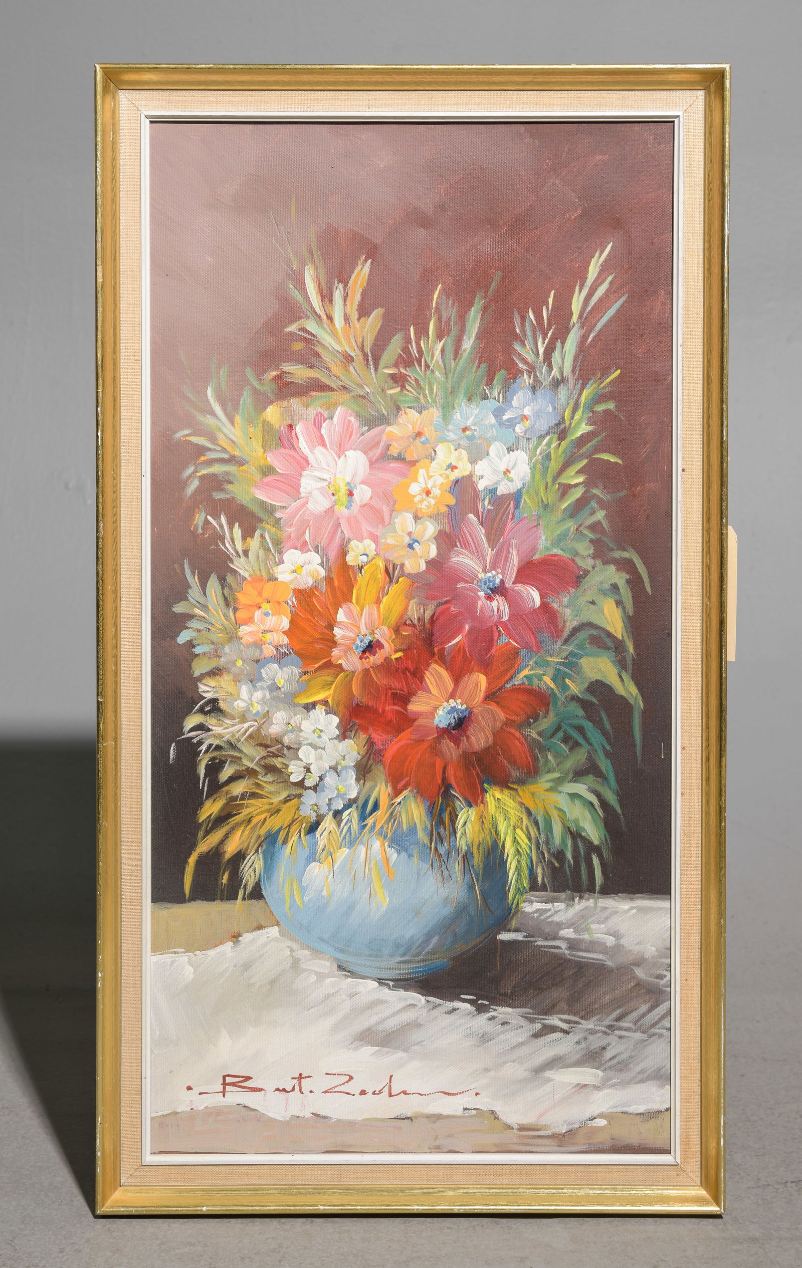 Danish Framed Cazzardelli Roberto Oil On Canvas (1 of 4)