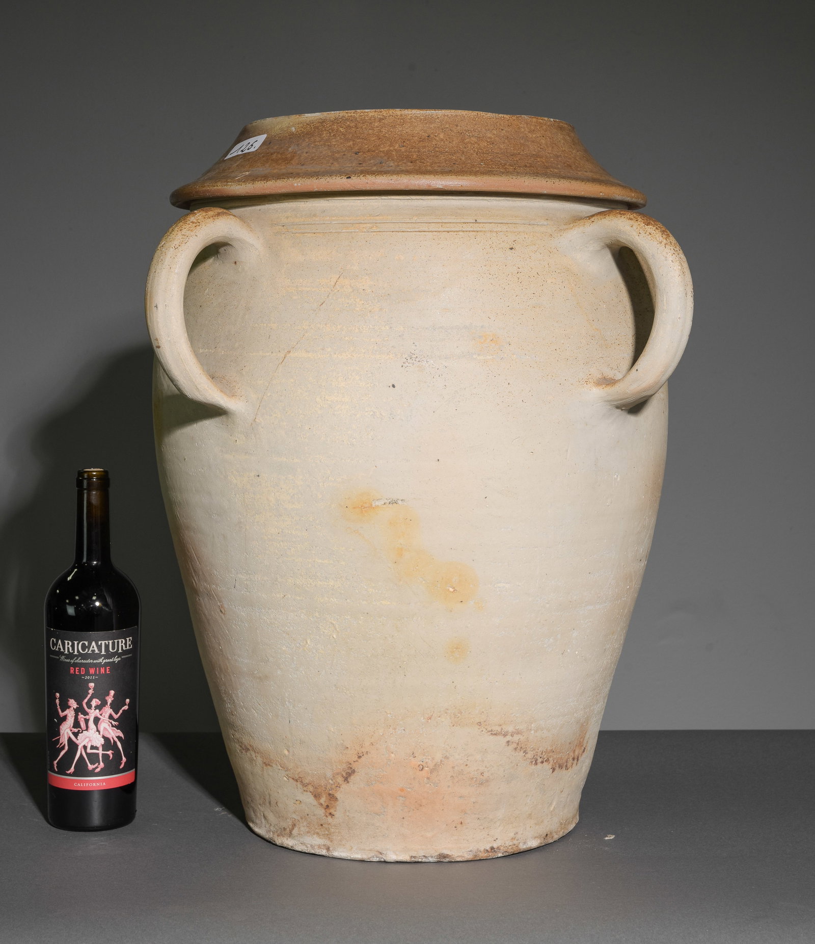 French Large Crock with Lid (1 of 4)