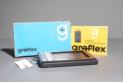 Graflex Sheet Film holder, in original box with manual