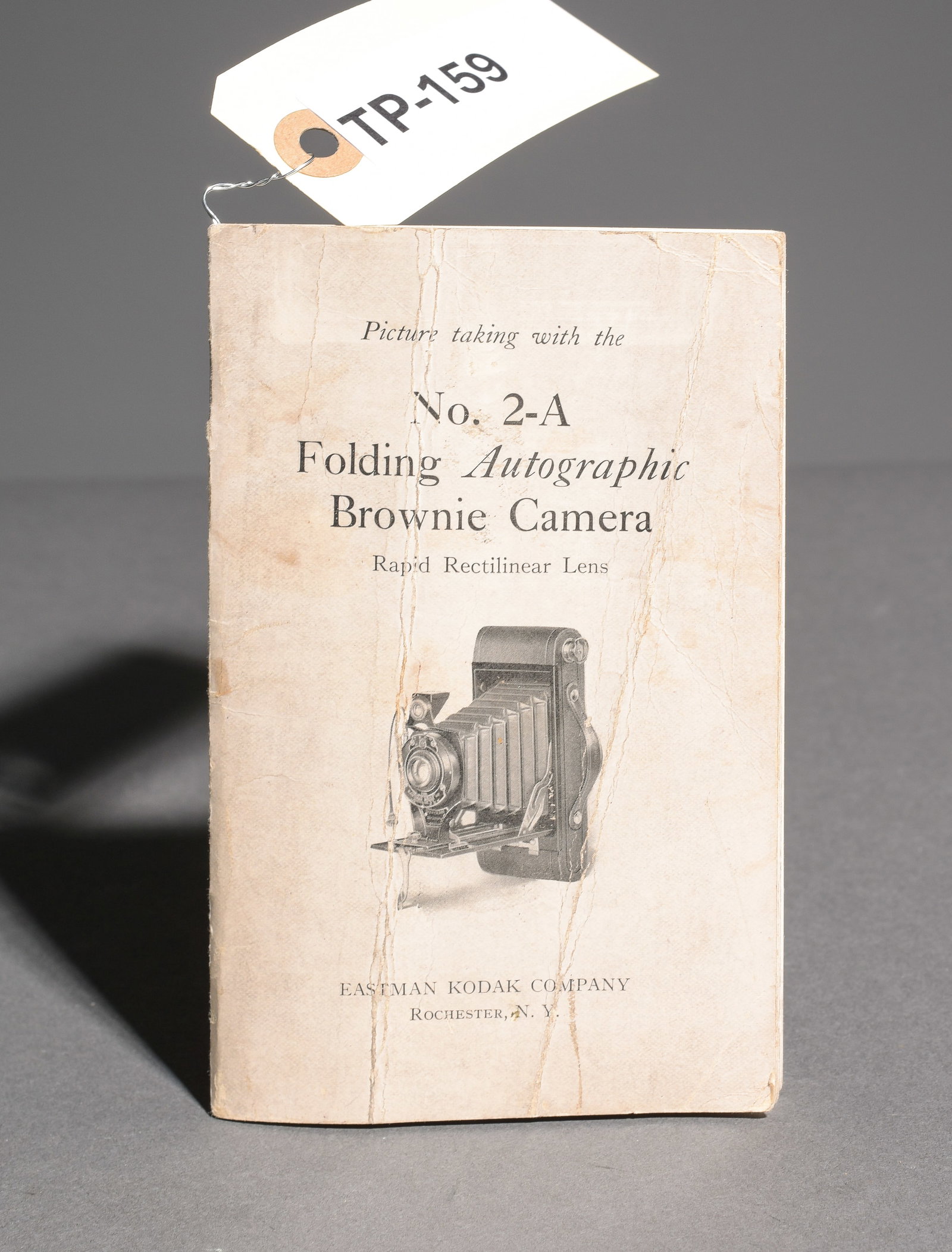 No. 2A Folding Autographic Folding Camera Book: Item: No. 2A Folding Autographic Folding Camera Book Brand: Kodak Model/Serial Number: