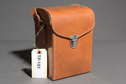 1000F with Carl Zeiss Tessar 1:2,8 80mm Lens with Film Magazine, In Brown Leather Case