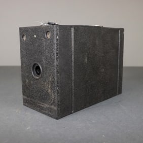 No. 2 Film Pack Hawk-eye Black Metal Box Camera - 1910s/20s