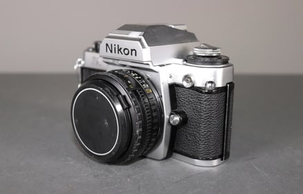 Nikon FA Camera with MD-12 Battery Pack & 50mm 1:1.8 Lens