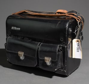 FB-5 Black Leather Compartment Camera System Case