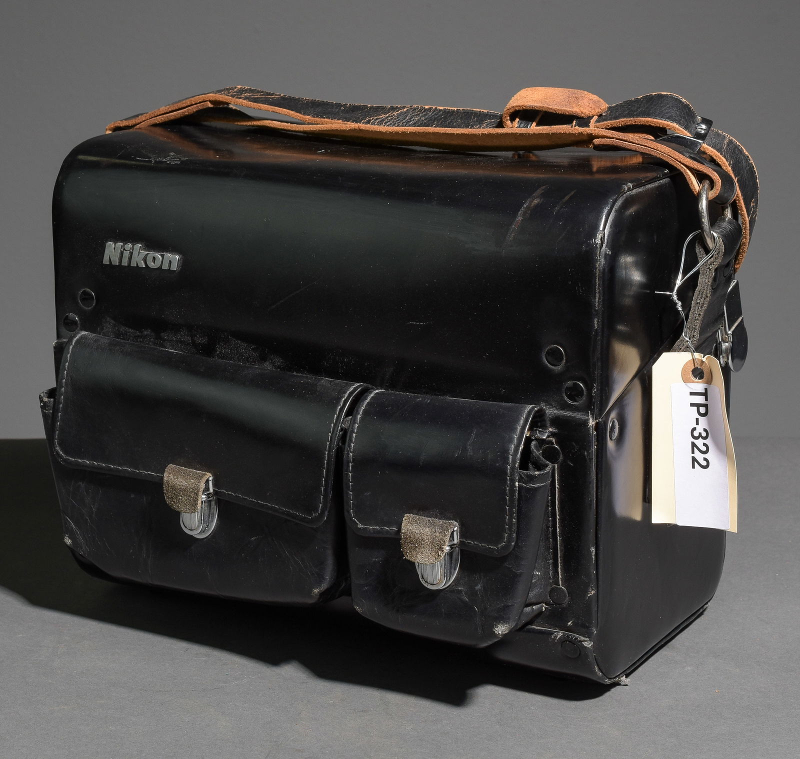 FB-5 Black Leather Compartment Camera System Case (1 of 4)