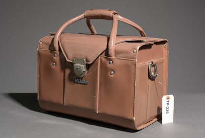 Nikon FB-15 Genuine Camera Bag Leather Gazette Case Bag Brown