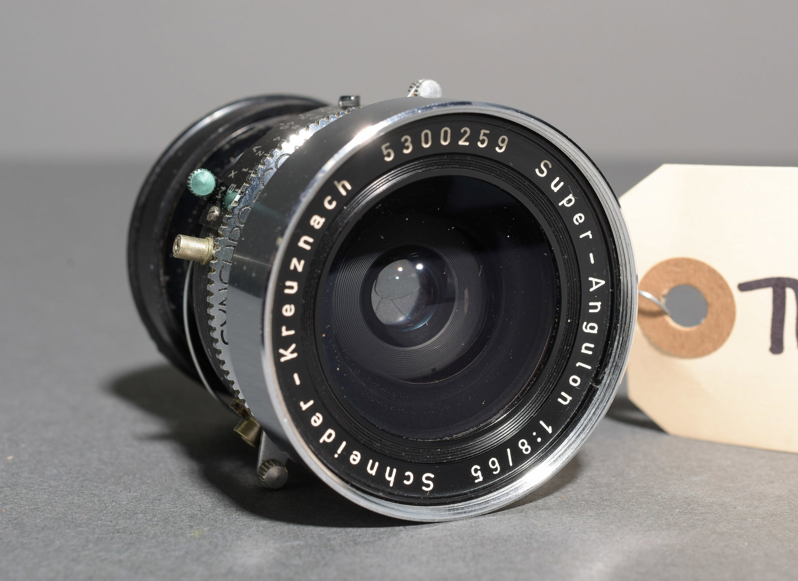 Super-Angulon 1:8/65 Lens: Item: Super-Angulon 1:8/65 Lens Brand: Schneider-Kreuznach Model/Serial Number: 5300259