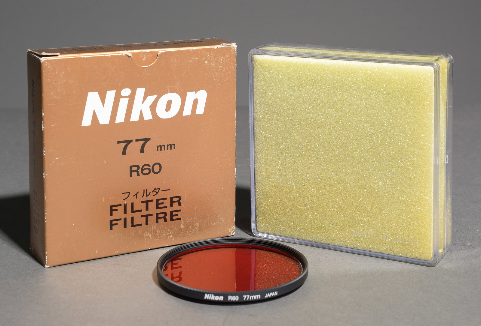77mm R60 Red Filter: Item: 77mm R60 Red Filter Brand: Nikon Model/Serial Number: