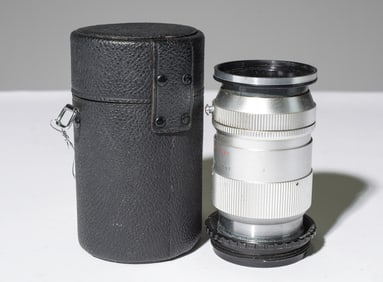 P.C. Kaligar 1:4 f=50mm lens in black leather case for Hasselblad