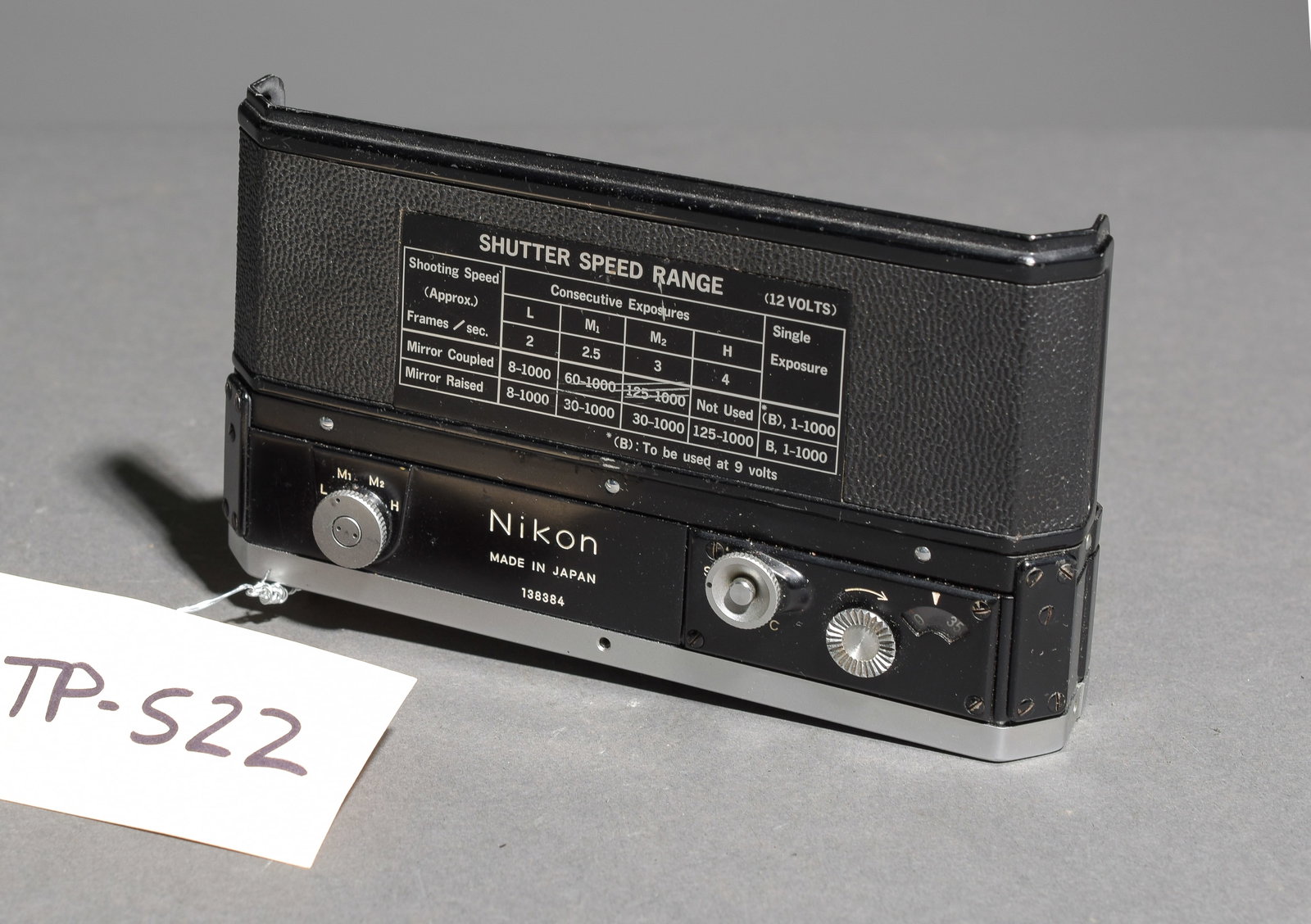 Extra Camera Back, Autowinder: Item: Extra Camera Back, Autowinder Brand: Nikon Model/Serial Number: