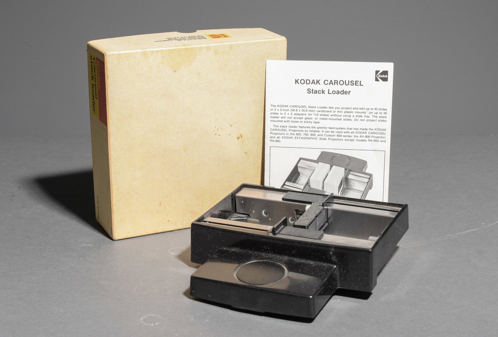 Kodak Carousel Stack Loader, can project and edit up to 40 images: Item: Kodak Carousel Stack Loader, can project and edit up to 40 images Brand: Kodak Model/Serial Number: