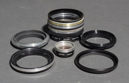 (13) Assorted filter adapter rings