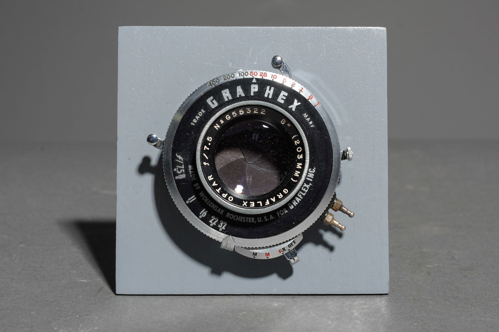 Graflex 135mm f/4.7 Optar Lens: Item: Graflex 135mm f/4.7 Optar LensBrand: GraflexModel/Serial Number: G55322