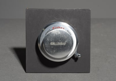 Wollensak 75mm f/2.8 Oscillo-Anastigmat lens in Alphax Shutter