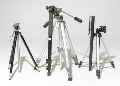(3) Tripod Stands and (2) MonopOd Stands
