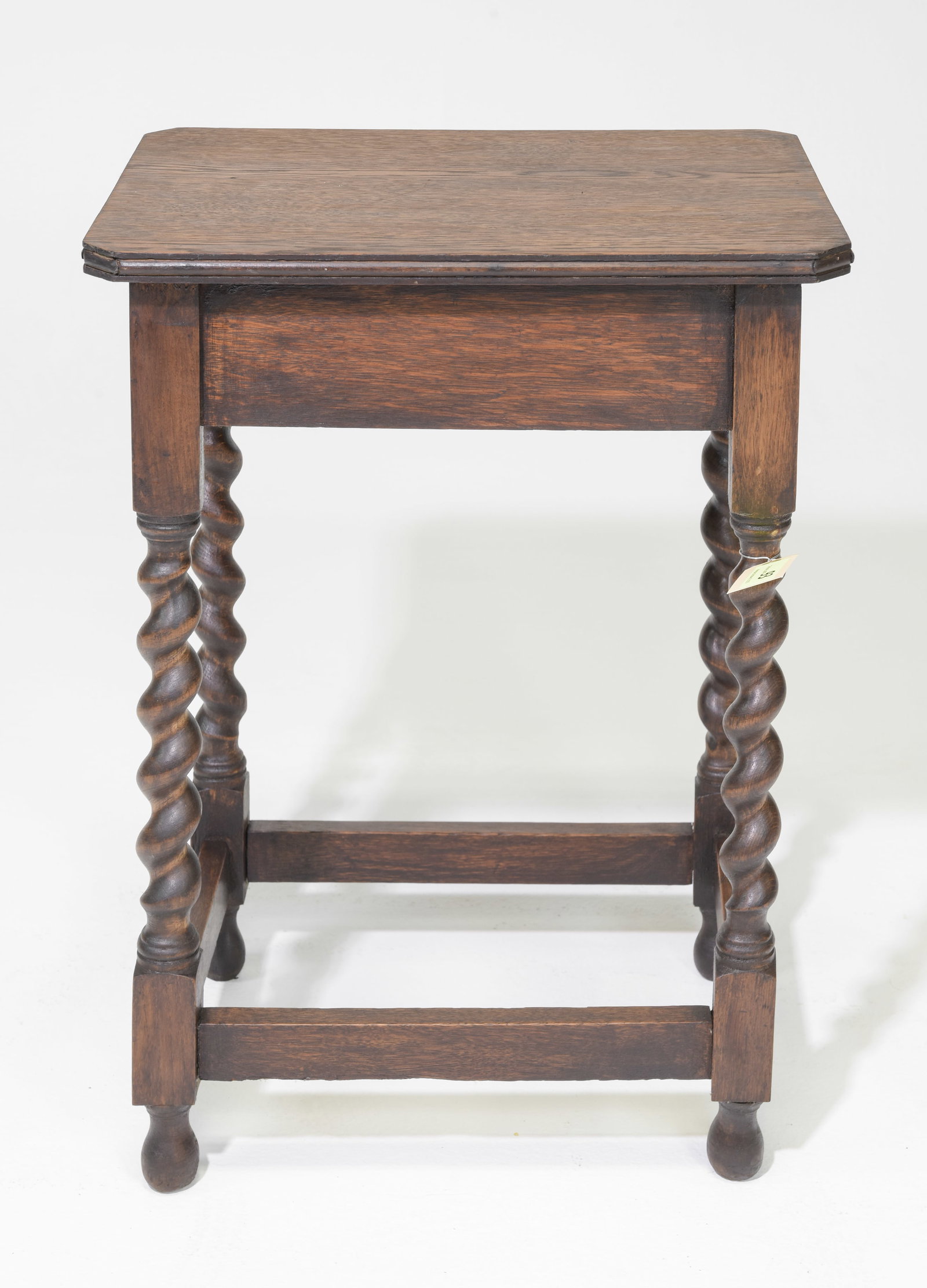 British Oak Barley Twist Occasional Table #1 (1 of 3)