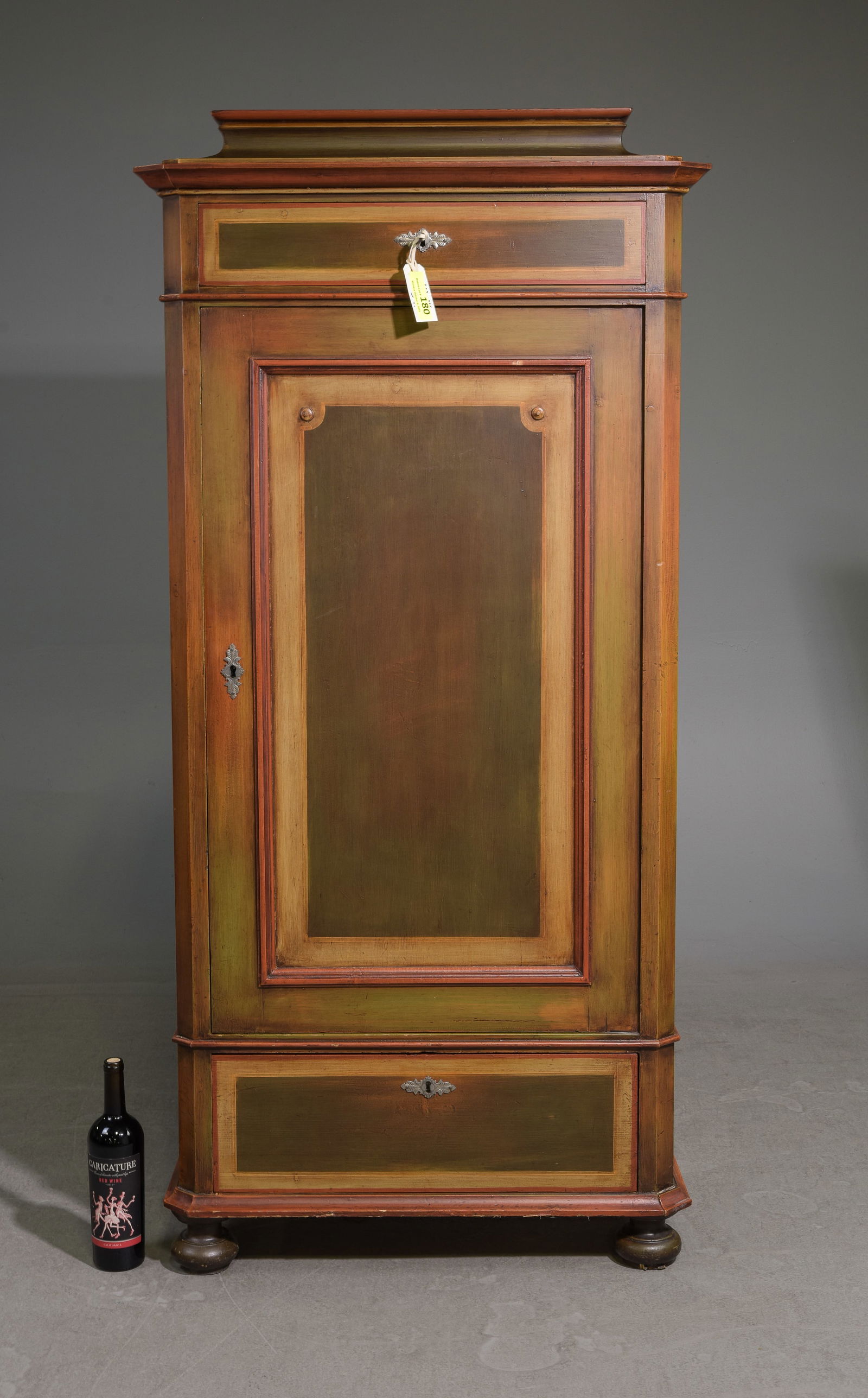 Danish Polychromed Bar Cabinet / Cupboard (1 of 4)