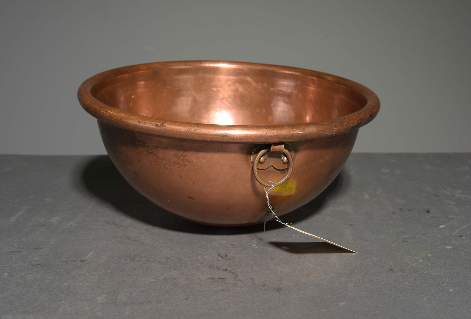 French Copper Chocolate / Mayonnaise Pan: French Copper Chocolate / Mayonnaise Pan - 6.25 in tall x 12.25 inch diameter