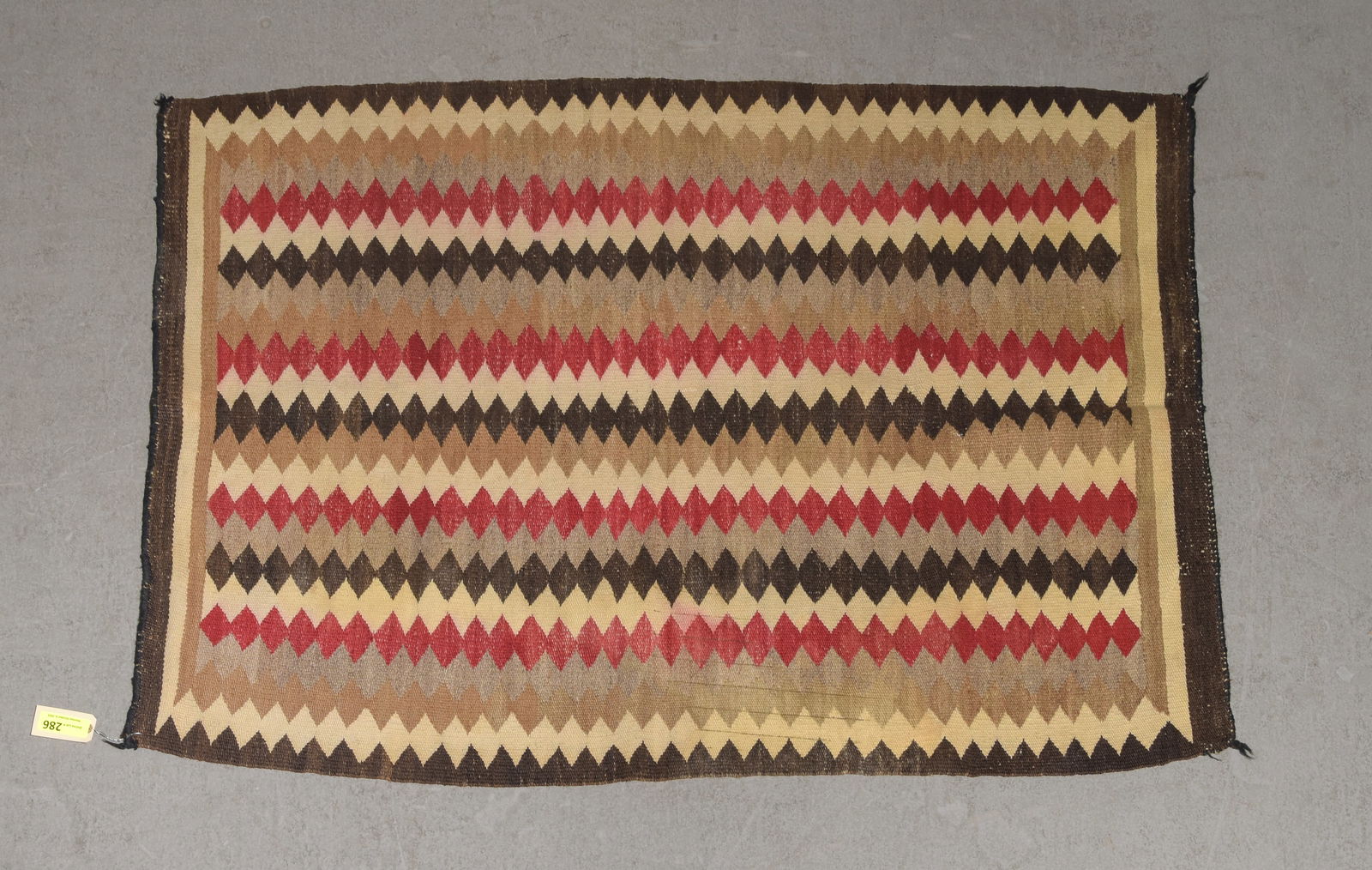 Hand Knotted Navajo Rug - 4'8 X 3'2 (1 of 3)