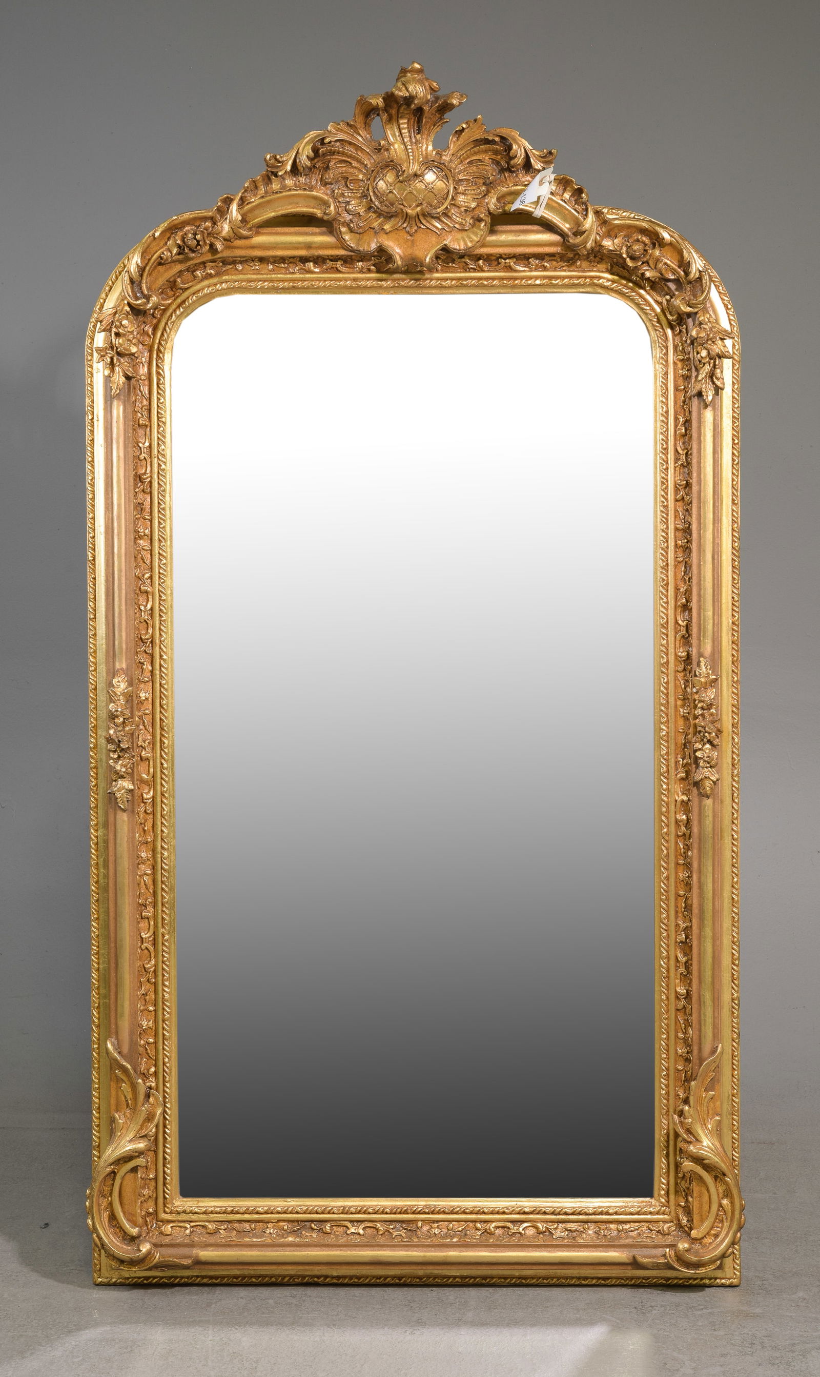 French Style Gold Framed Beveled Mirror (1 of 5)
