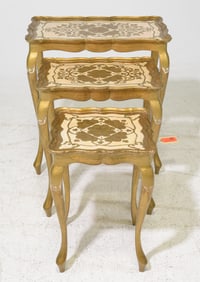 Florentine Nest of Three Tables #1