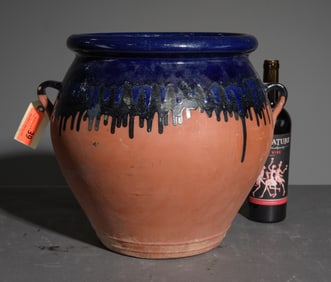 Terracotta Drip Glazed Planter / Pot #2