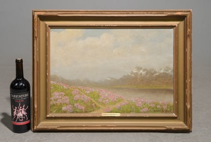 Antique Framed Landscape - Skrogen Mountain