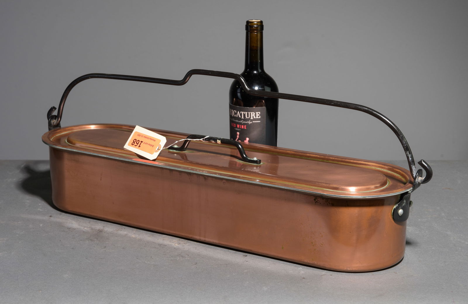 French Polished Copper Fish Kettle / Steamer (1 of 2)