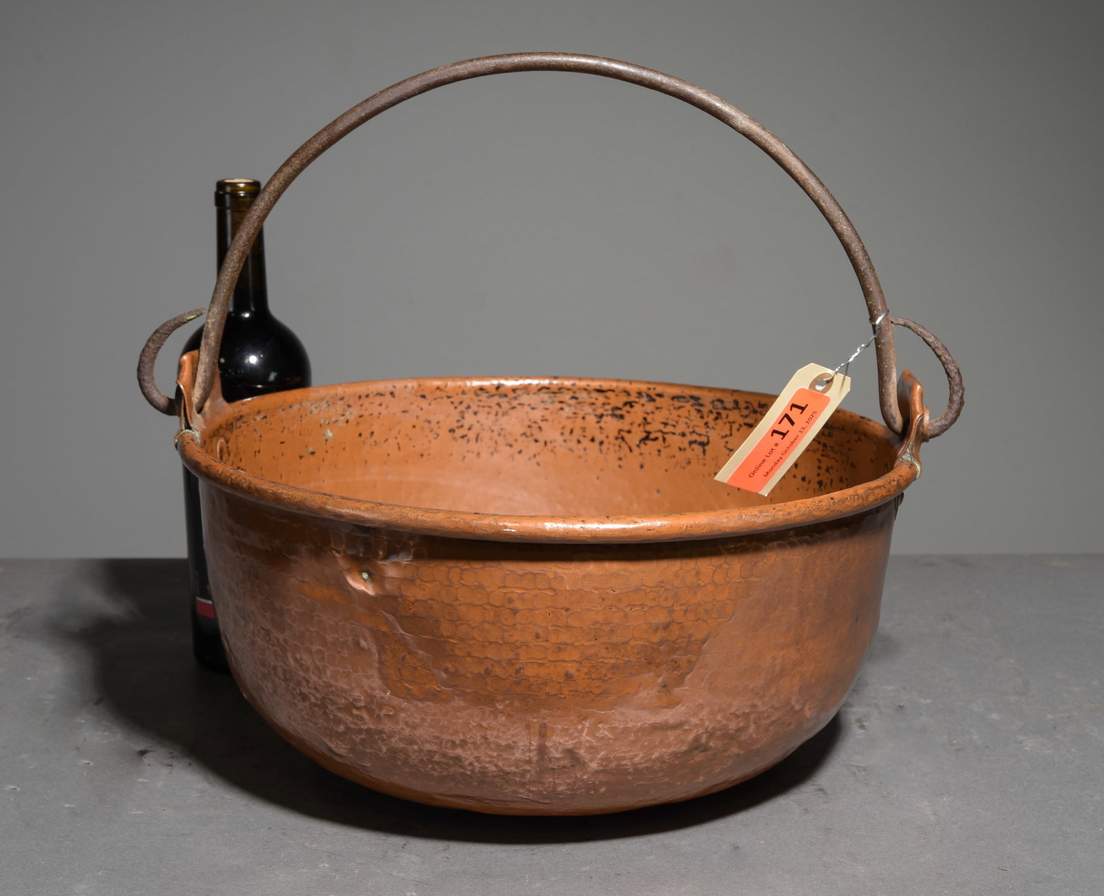 French Polished Copper Jam Basin / Pan (1 of 3)