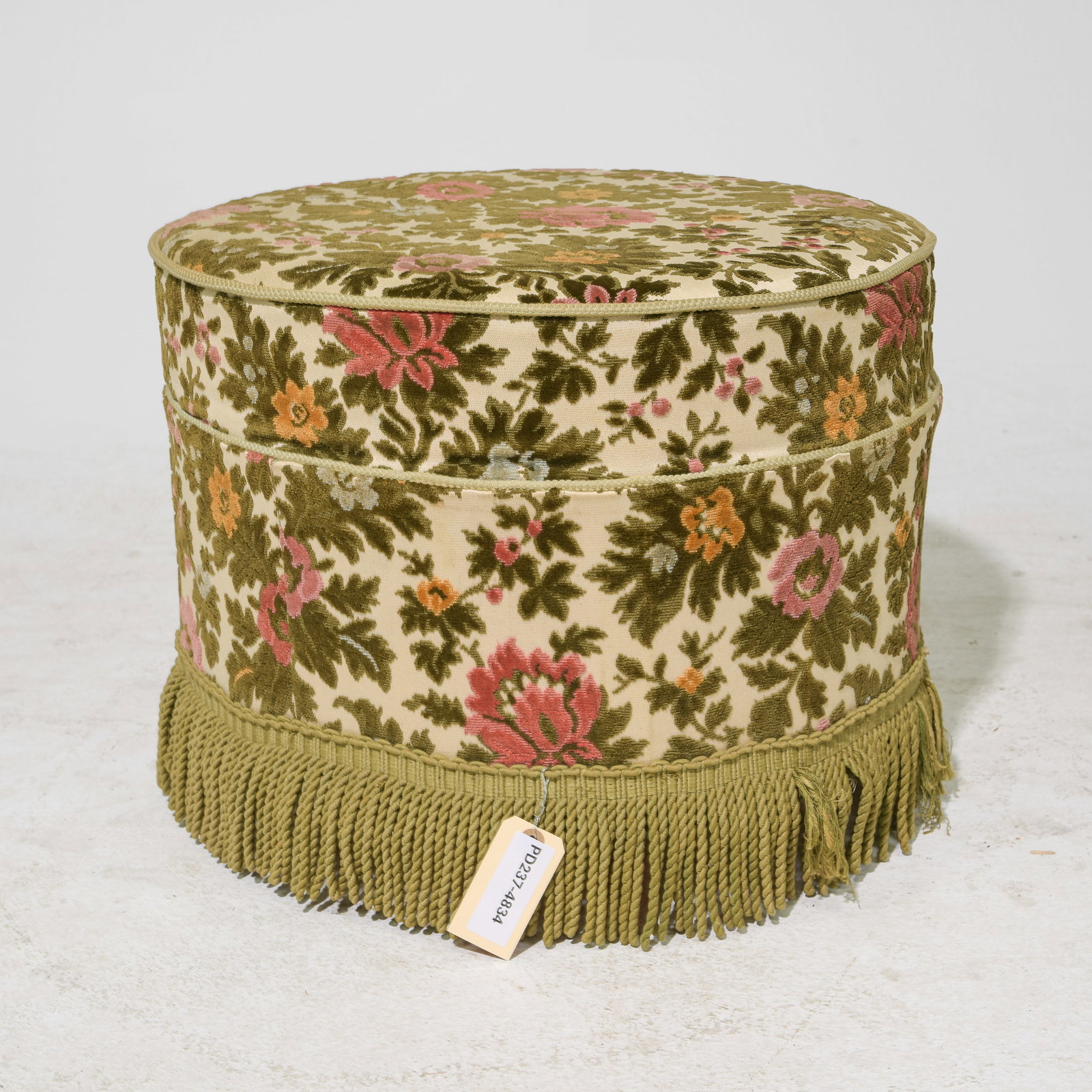 French Crapeau Style Ottoman / Foot Stool (1 of 3)