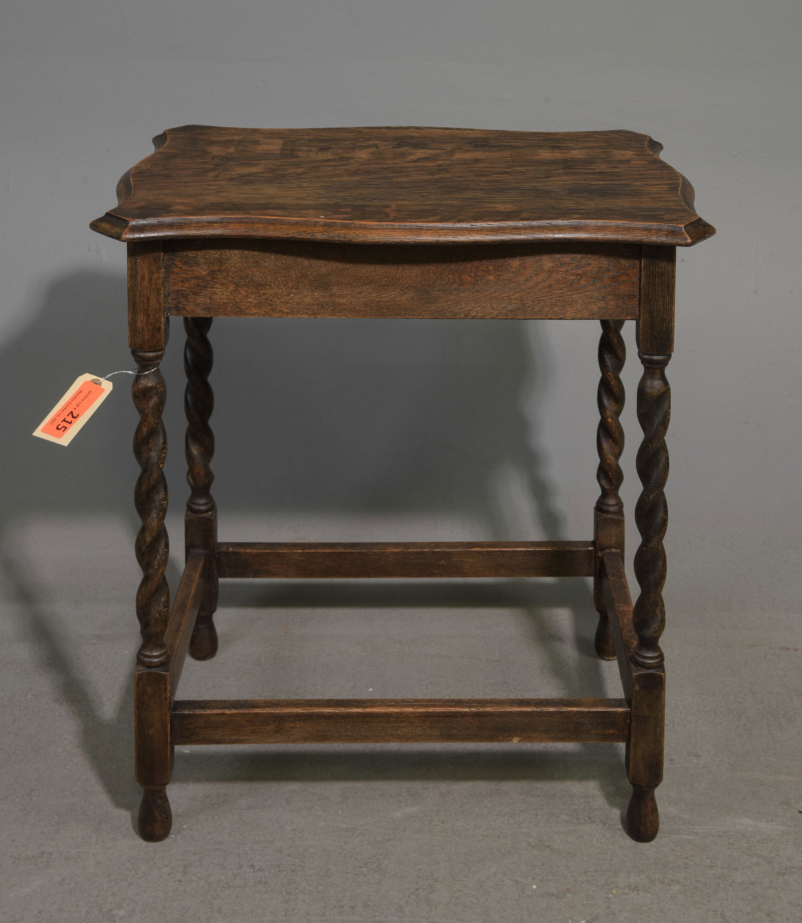British Oak Barley Twist Occasional Table (1 of 4)