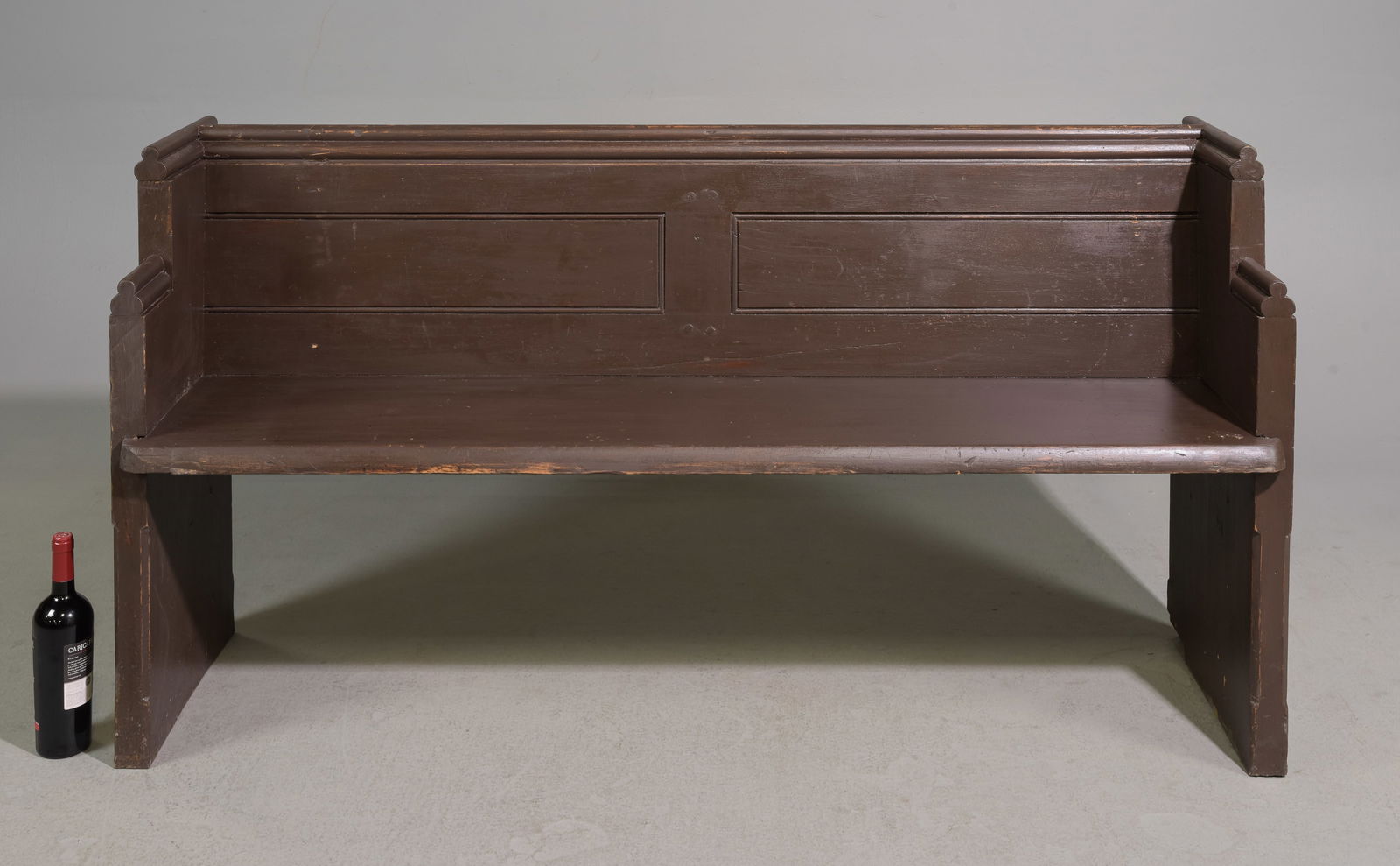 British Pine Painted Church Pew / Bench #1 (1 of 6)