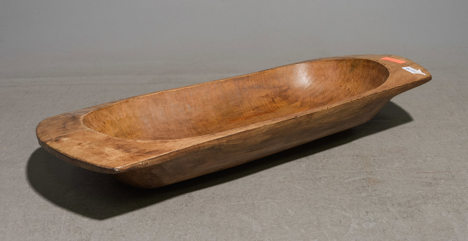 English Waxed Dough Bowl #6: English Waxed Dough Bowl - 6 in tall x 39 x 18