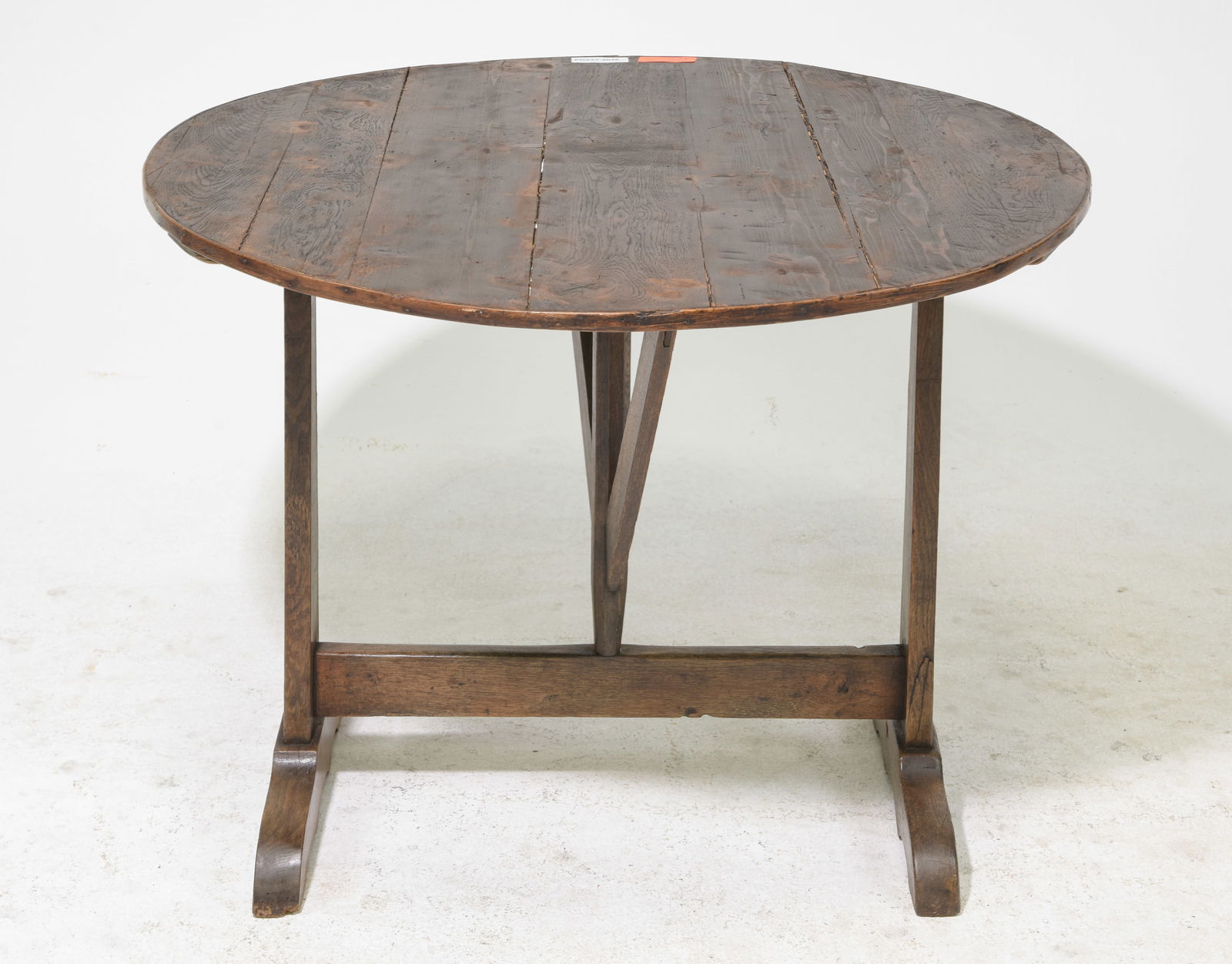 French Oak Vendage / Tilt Top Table (1 of 3)