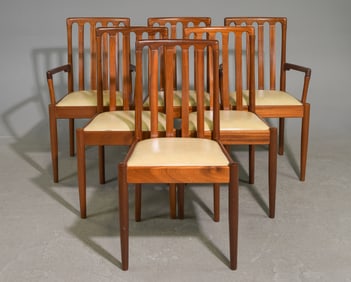 Set Of 6 Mid Century Modern Dining Chairs