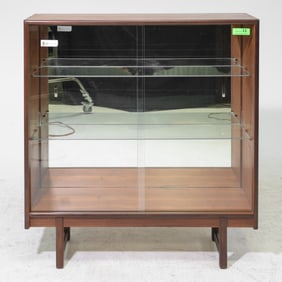 Mid Century Modern Sliding Glass Door Bookcase #2